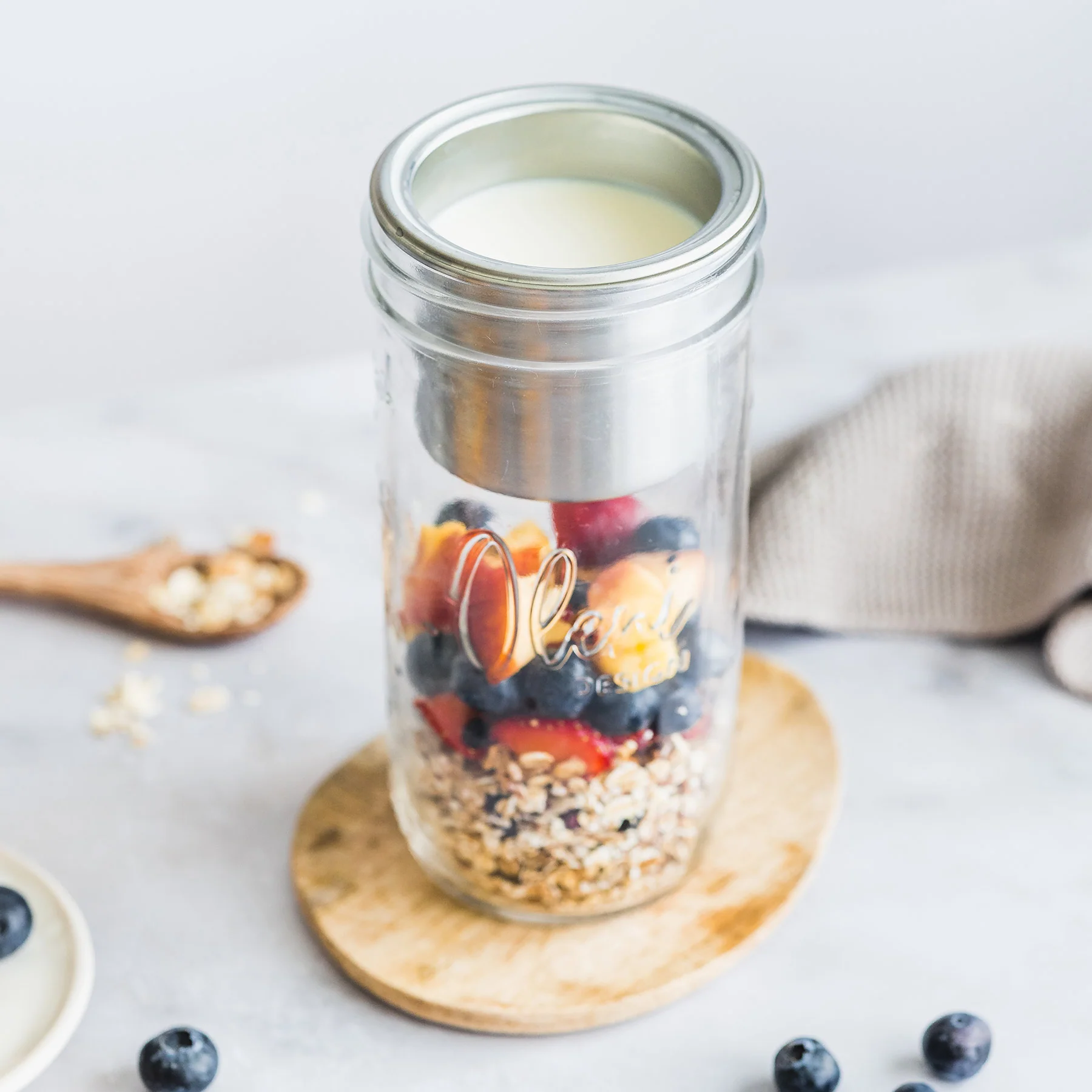 Oleni Mason Jar | Wide | 0.75 L - Image 9