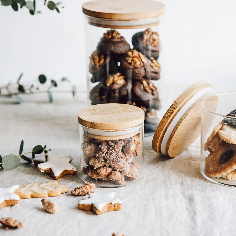 Vorratsglas Rund | Bambusdeckel | Mini - Image 4