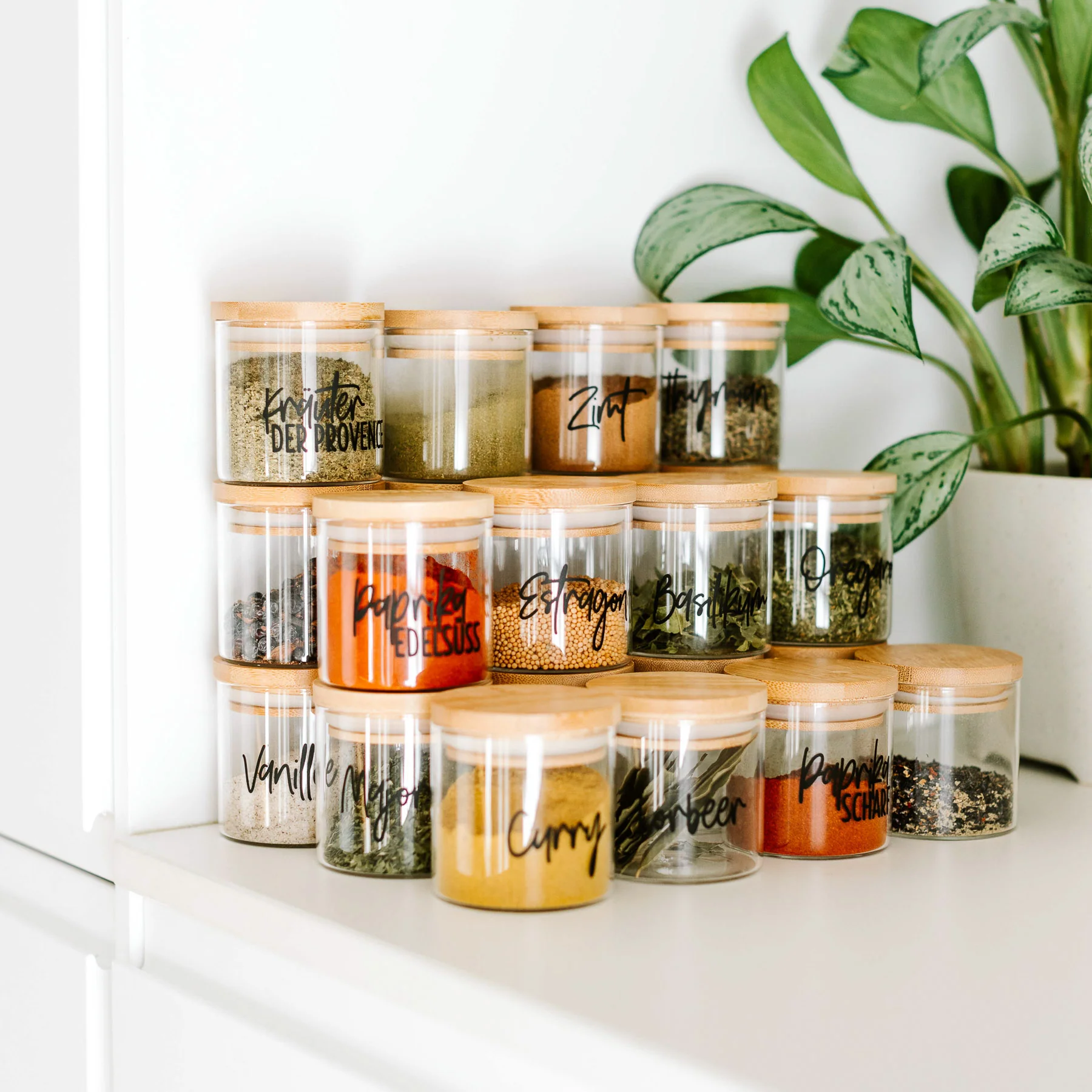 Vorratsglas Rund | Bambusdeckel | Mini - Image 5