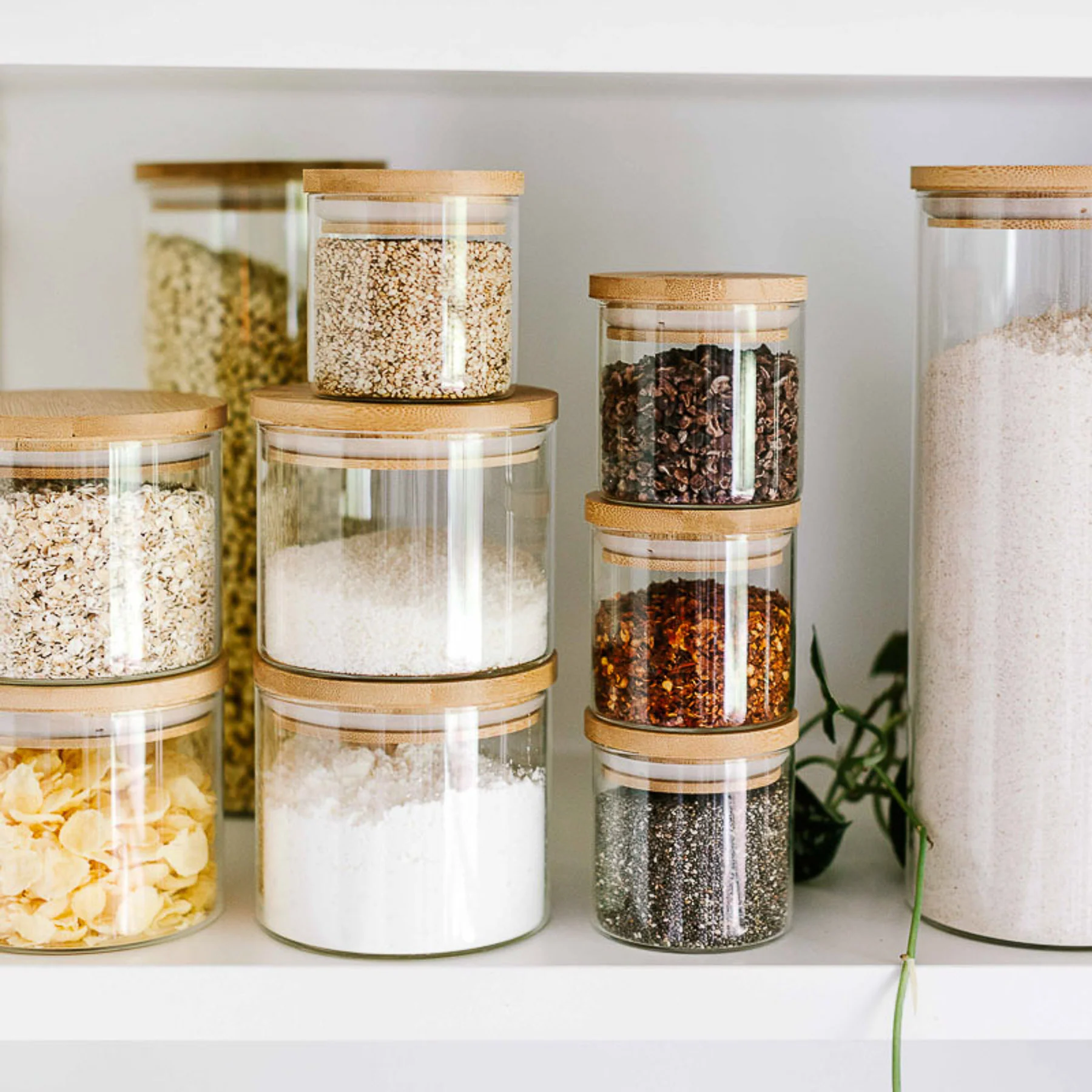 Vorratsglas Rund | Bambusdeckel | Mini - Image 6